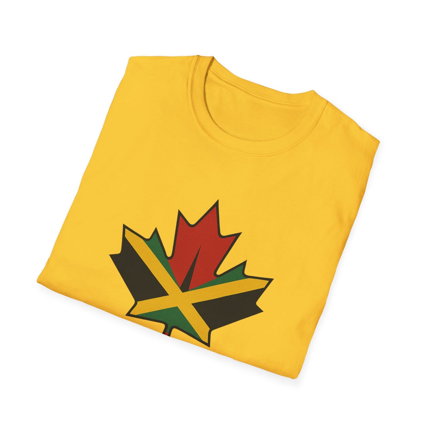 Yard & Maple Unisex Softstyle T-Shirt, Casual Summer Tee, Jamaican Theme Shirt, Cool Graphic Top, Gift for Nature Lovers