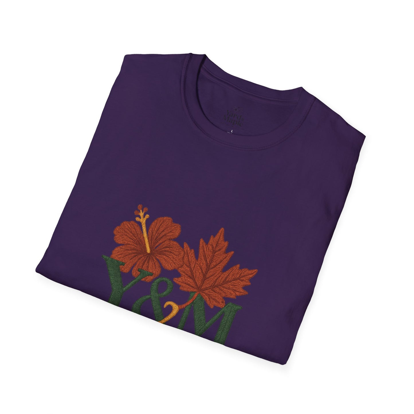 Yard & Maple Floral Unisex T-Shirt, Casual Tee, Nature Lover Gift, Spring Fashion, Graphic Shirt, Eco-Friendly Apparel