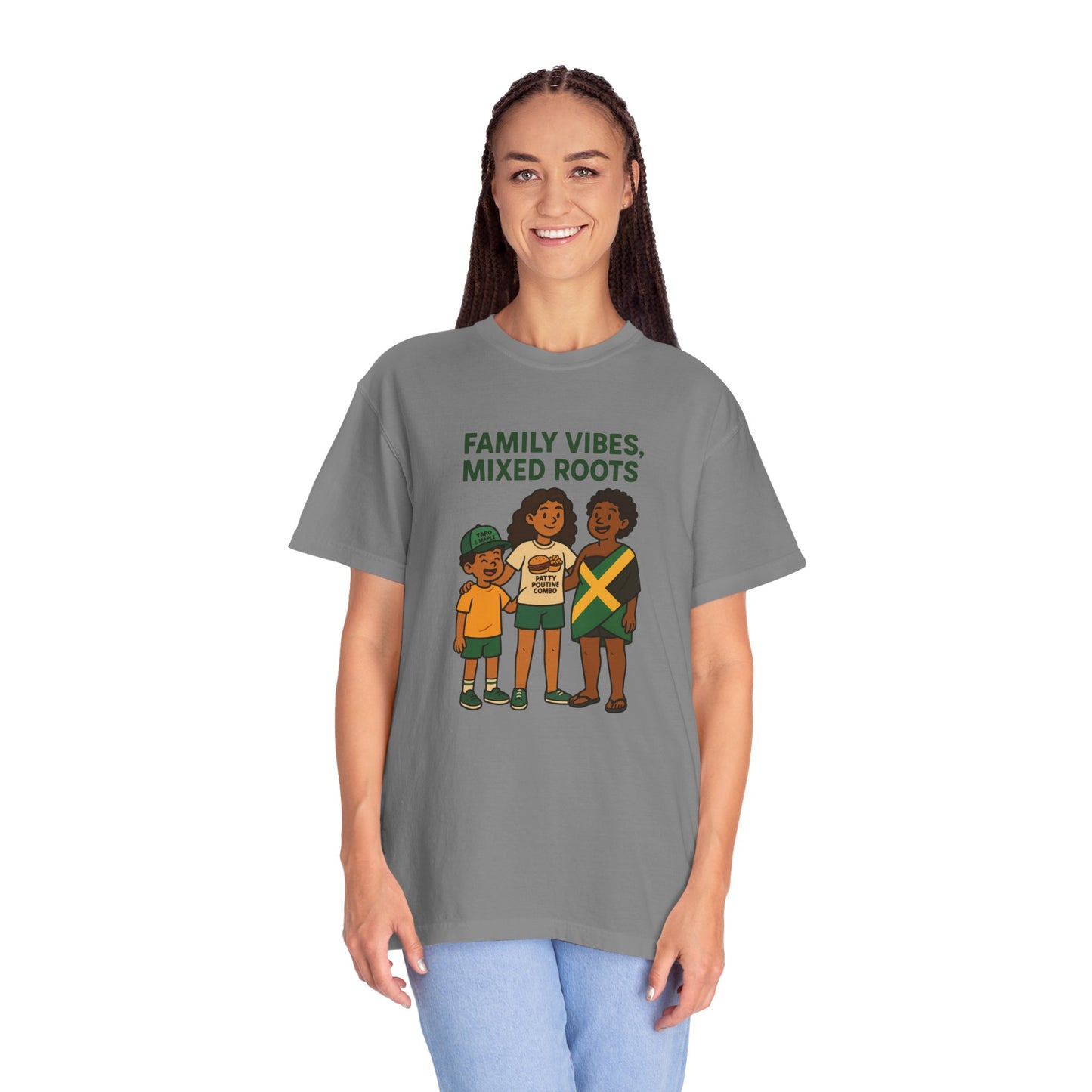 Family Vibes T-Shirt, Unisex Clothing, Mixed Roots Shirt, Family Reunion Outfit, Cultural Celebration Apparel, Summer Casual Wear