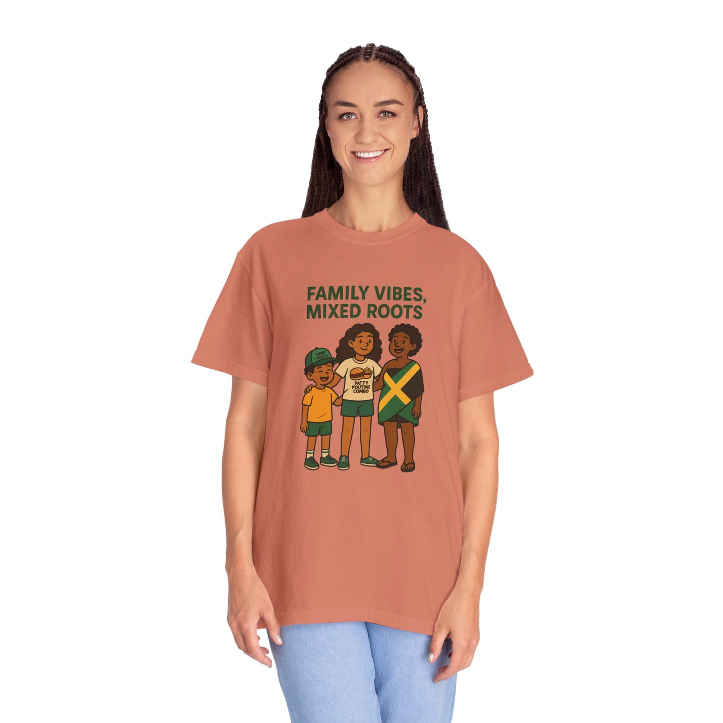 Family Vibes T-Shirt, Unisex Clothing, Mixed Roots Shirt, Family Reunion Outfit, Cultural Celebration Apparel, Summer Casual Wear