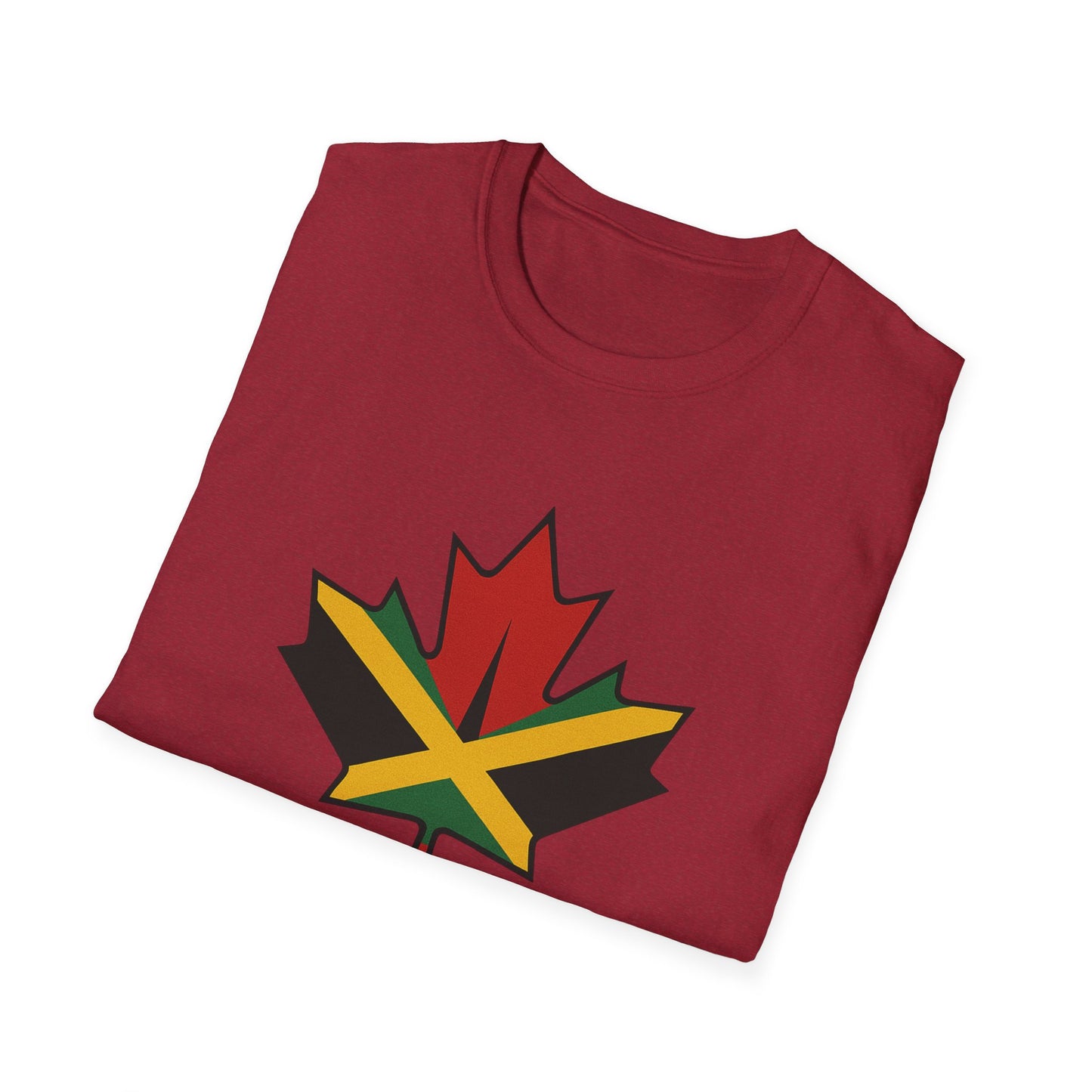 Yard & Maple Unisex Softstyle T-Shirt, Casual Summer Tee, Jamaican Theme Shirt, Cool Graphic Top, Gift for Nature Lovers