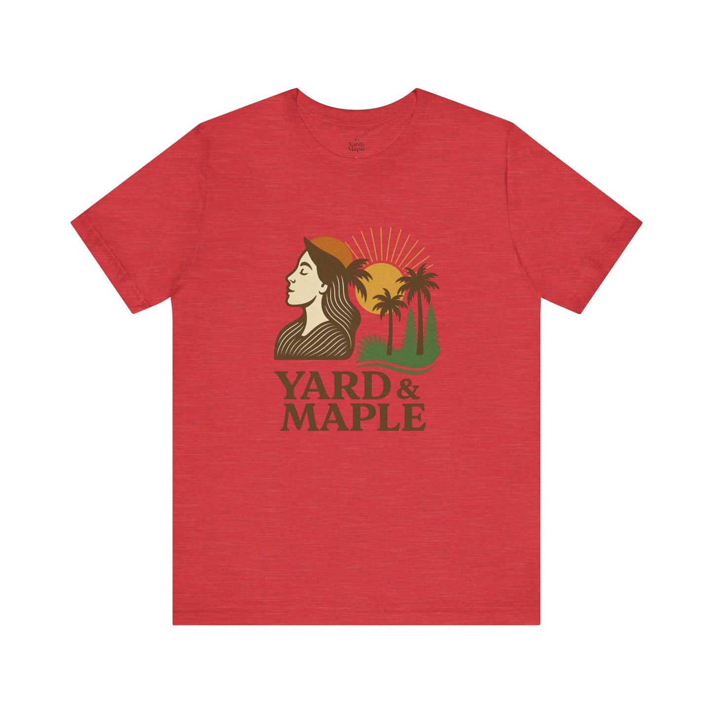 Yard & Maple Graphic Tee, Nature Inspired Unisex Shirt, Outdoor Lover Gift, Summer Vibes, Casual Wear, Vacation Essentials