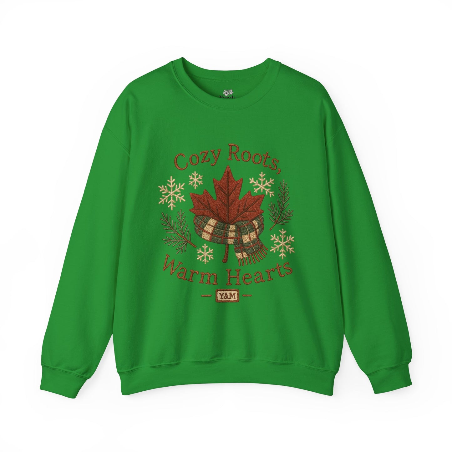 Cozy Roots Crewneck Sweatshirt: Warm Hearts Gift, Fall Fashion, Winter Apparel, Unisex Sweatshirt, Holiday Sweater