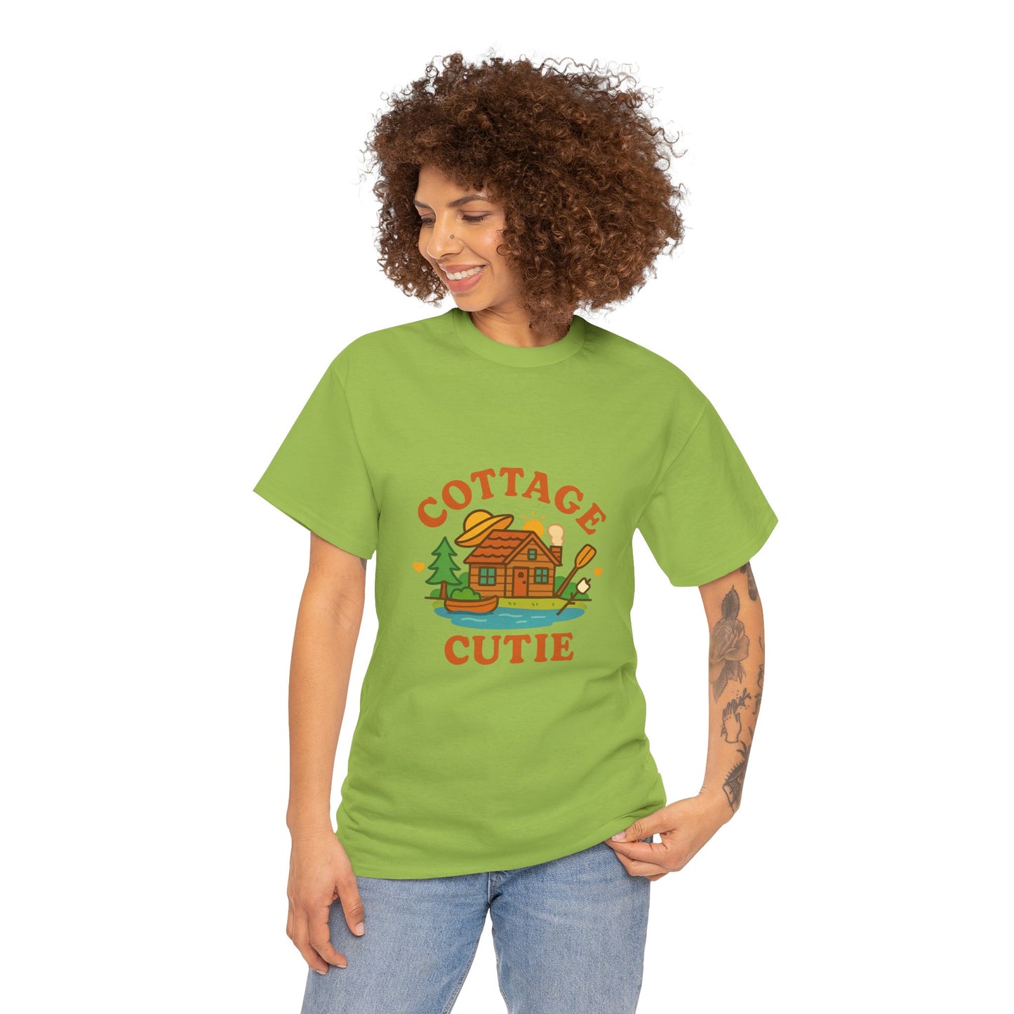 Cottage Cutie Tee, Cozy T-Shirt for Nature Lovers, Perfect Gift for Cottagers, Summer Parties, Casual Wear