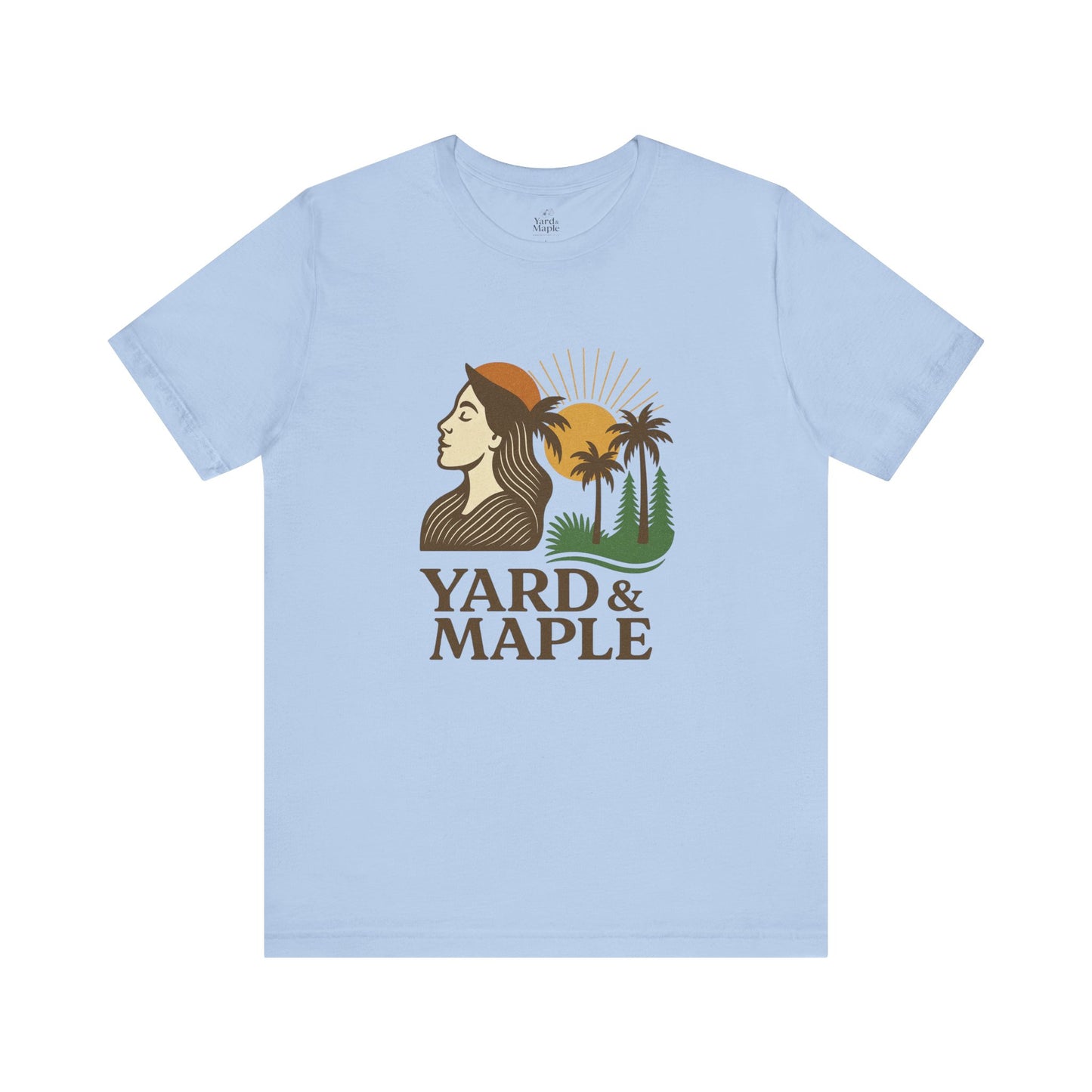 Yard & Maple Graphic Tee, Nature Inspired Unisex Shirt, Outdoor Lover Gift, Summer Vibes, Casual Wear, Vacation Essentials