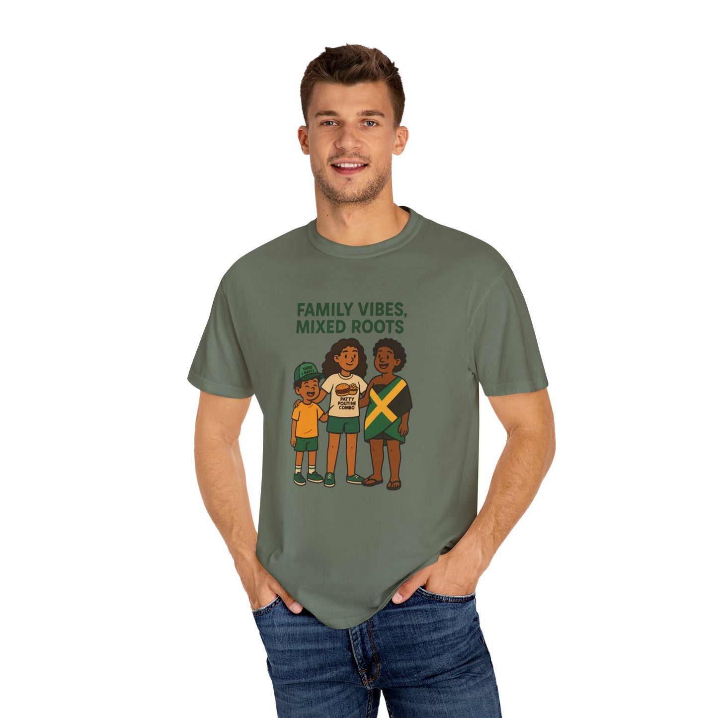 Family Vibes T-Shirt, Unisex Clothing, Mixed Roots Shirt, Family Reunion Outfit, Cultural Celebration Apparel, Summer Casual Wear