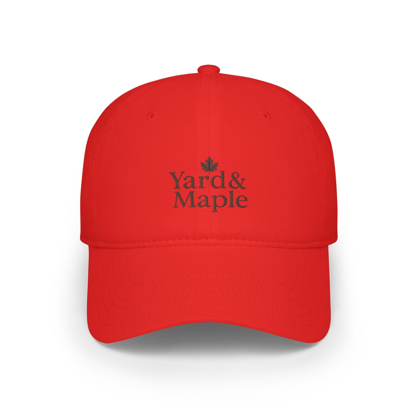 Trendy Low Profile Baseball Cap, Casual Hat, Outdoor Cap, Gift for Him/Her, Summer Accessory, Yard & Maple Design