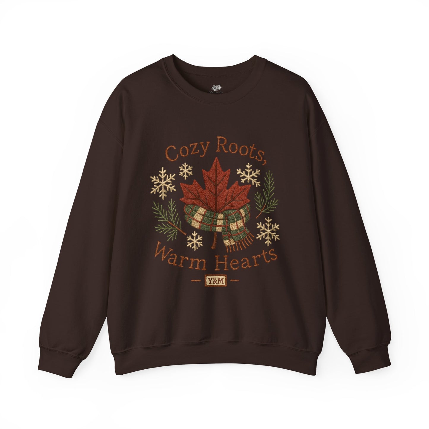 Cozy Roots Crewneck Sweatshirt: Warm Hearts Gift, Fall Fashion, Winter Apparel, Unisex Sweatshirt, Holiday Sweater