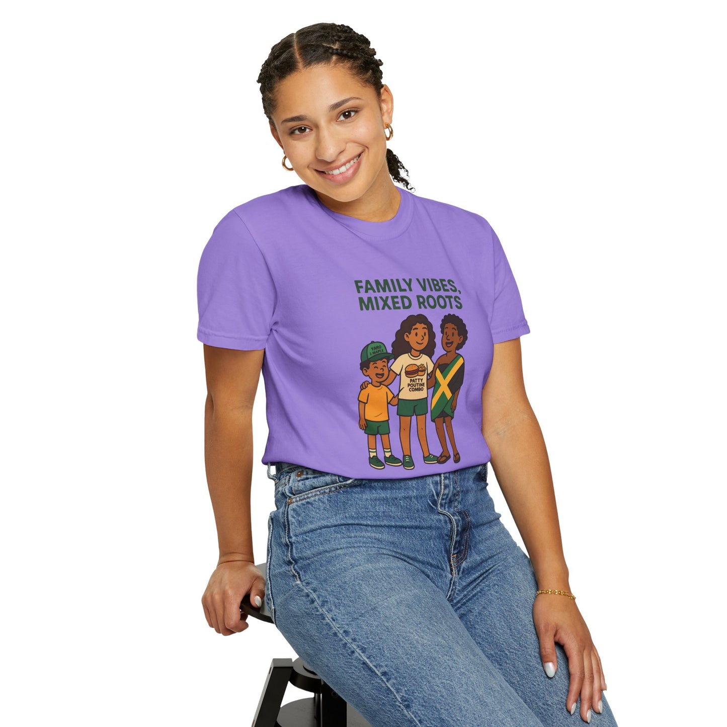 Family Vibes T-Shirt, Unisex Clothing, Mixed Roots Shirt, Family Reunion Outfit, Cultural Celebration Apparel, Summer Casual Wear