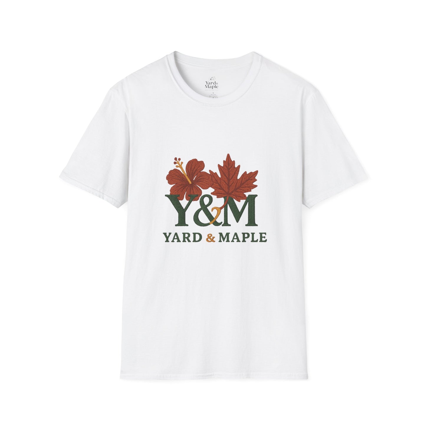 Yard & Maple Floral Unisex T-Shirt, Casual Tee, Nature Lover Gift, Spring Fashion, Graphic Shirt, Eco-Friendly Apparel