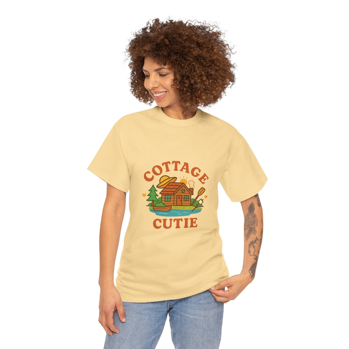Cottage Cutie Tee, Cozy T-Shirt for Nature Lovers, Perfect Gift for Cottagers, Summer Parties, Casual Wear