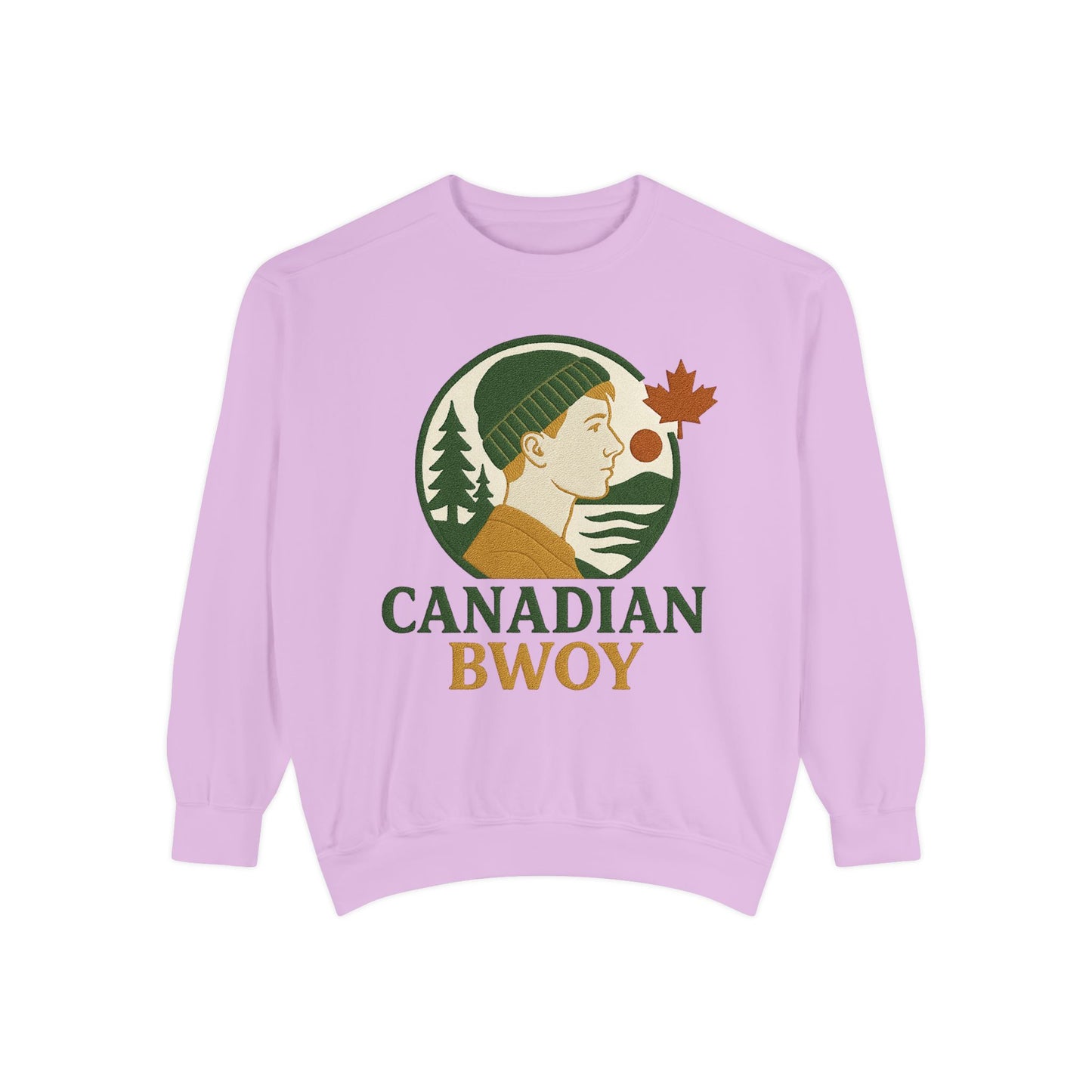 Canadian Bwoy Sweatshirt, Unisex Cozy Apparel, Gift for Canada Day, Casual Streetwear, Nature Lover Sweatshirt, Fall Fashion