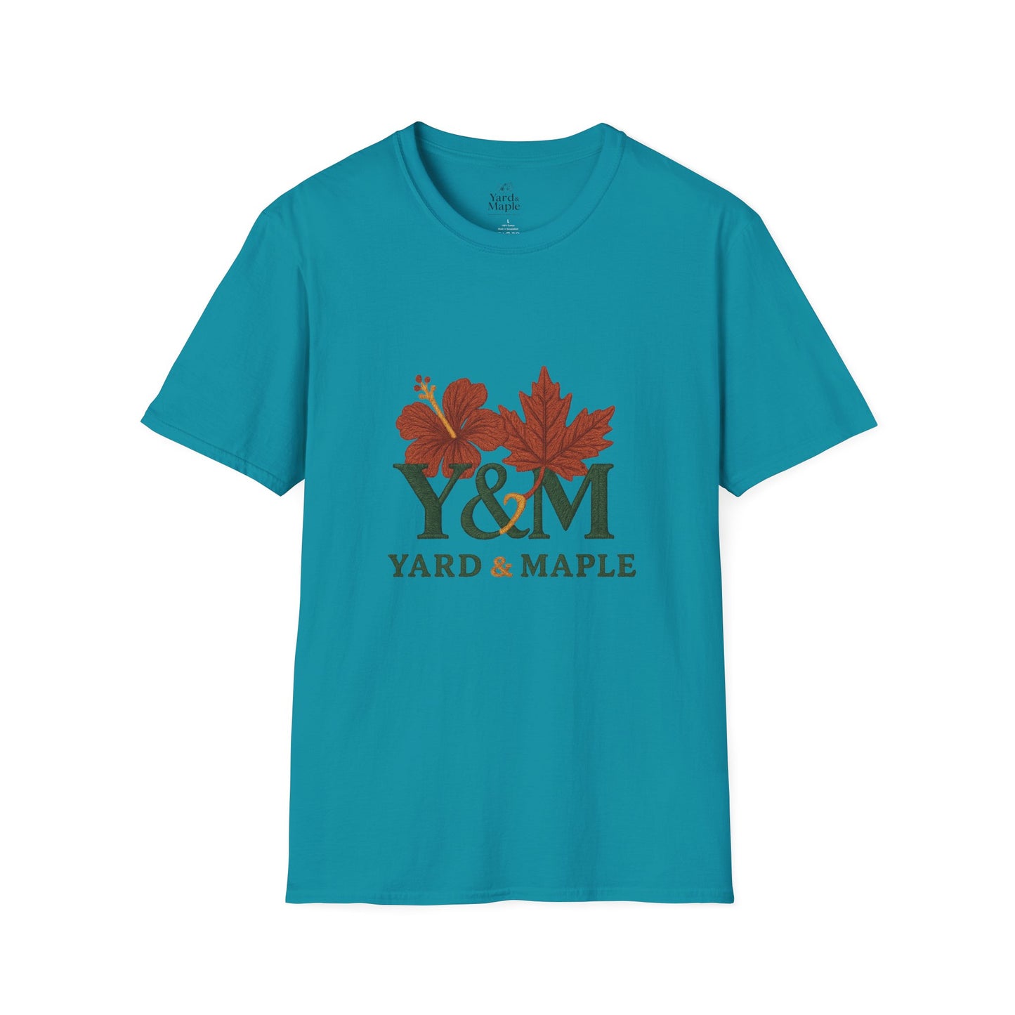 Yard & Maple Floral Unisex T-Shirt, Casual Tee, Nature Lover Gift, Spring Fashion, Graphic Shirt, Eco-Friendly Apparel