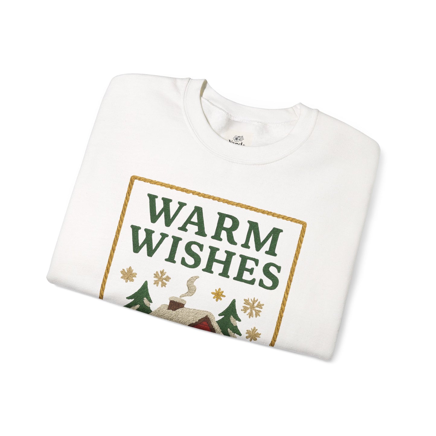 Cozy Warm Wishes Sweatshirt, Holiday Sweatshirt, Winter Fashion, Family Gathering, Gift for Her, Comfortable Crewneck