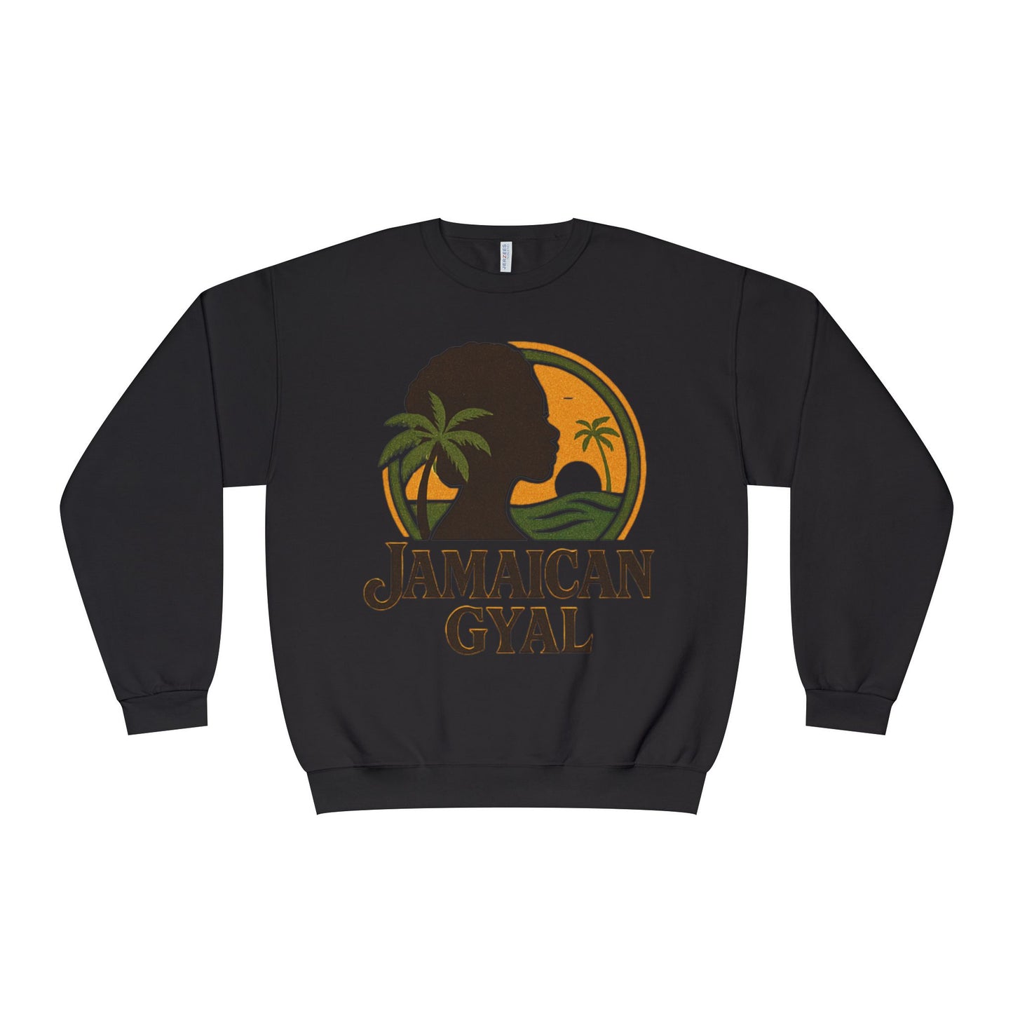 Jamaican Gyal Unisex Sweatshirt, Cozy Crewneck, Gift for Her, Summer Vibes, Casual Fashion Statement
