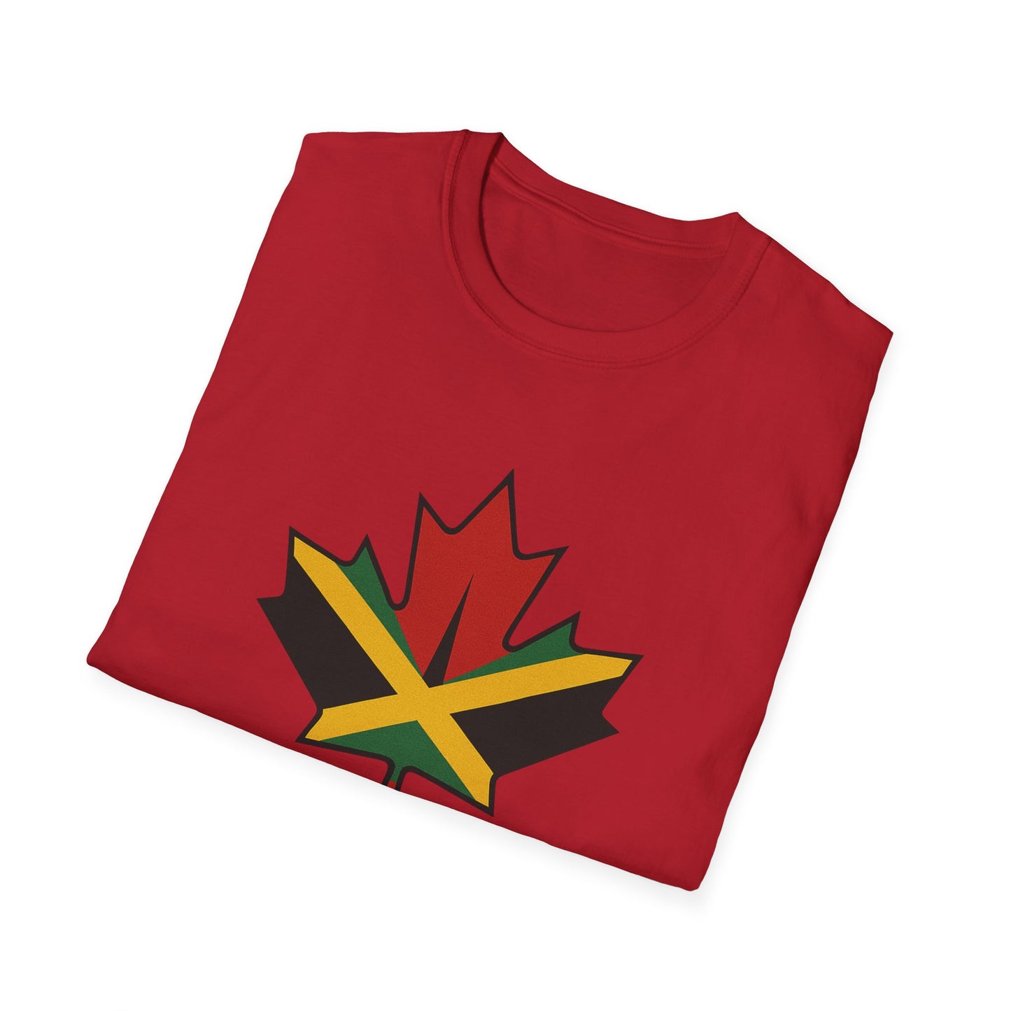 Yard & Maple Unisex Softstyle T-Shirt, Casual Summer Tee, Jamaican Theme Shirt, Cool Graphic Top, Gift for Nature Lovers