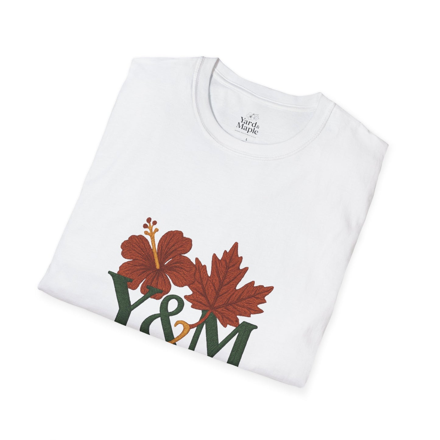 Yard & Maple Floral Unisex T-Shirt, Casual Tee, Nature Lover Gift, Spring Fashion, Graphic Shirt, Eco-Friendly Apparel