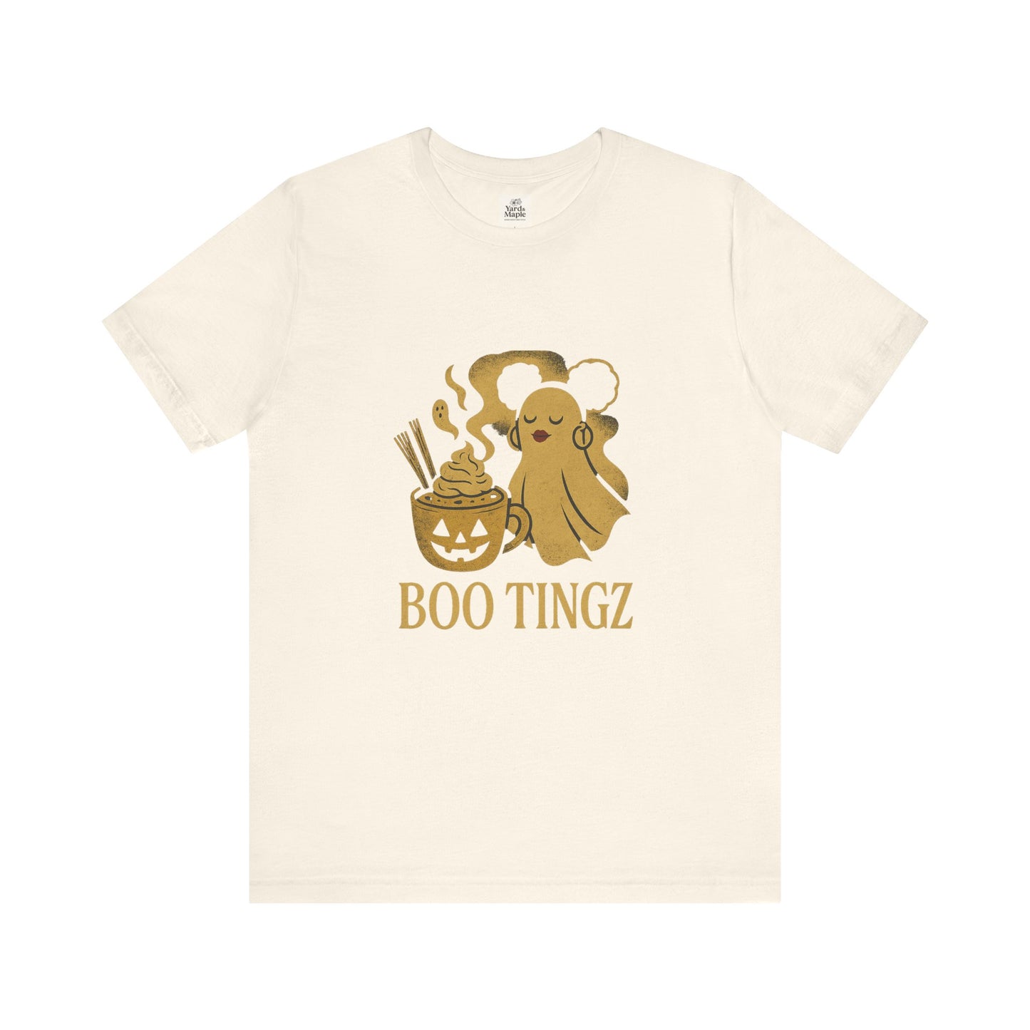 Spooky Ghost 'Boo Tingz' Tee for Halloween Fun