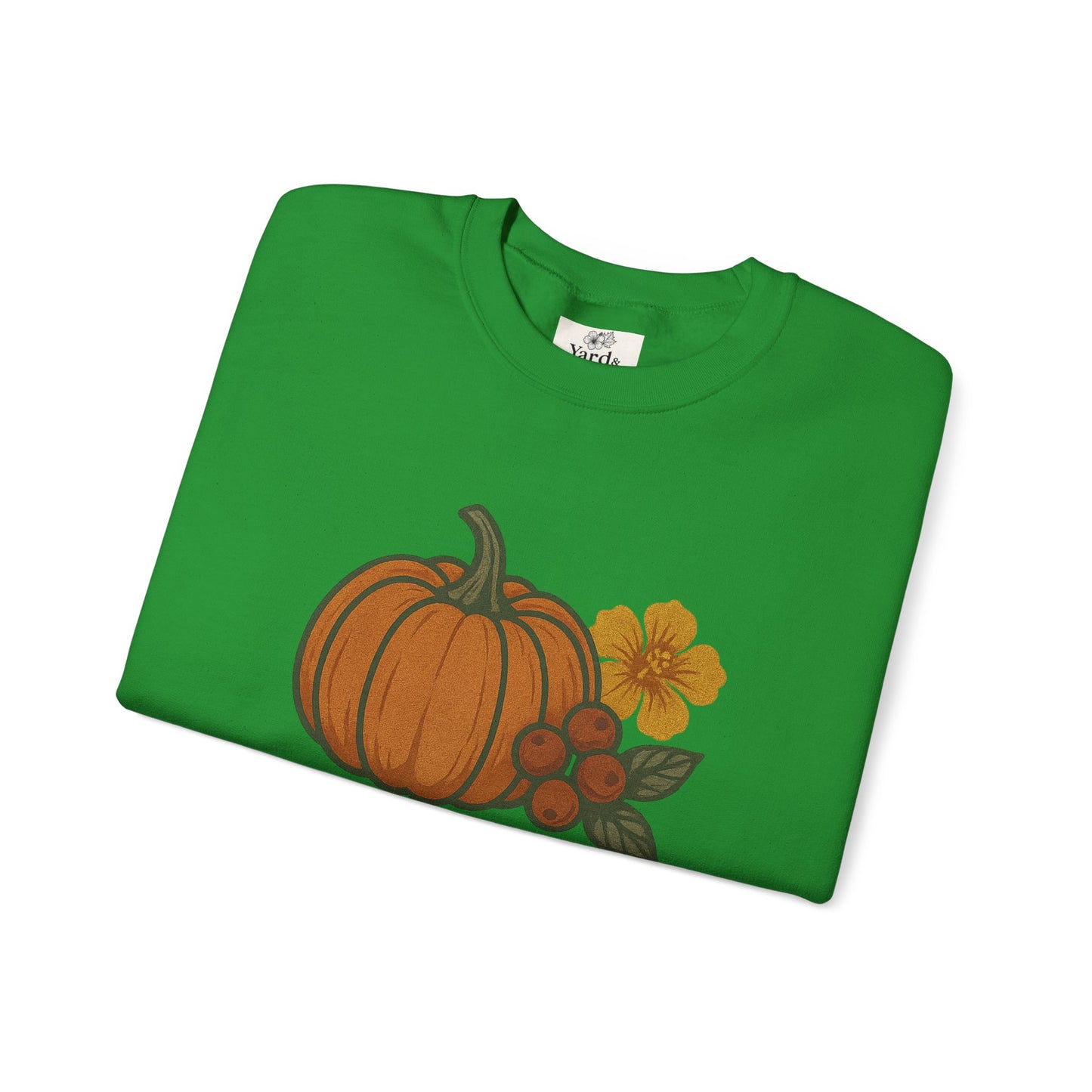 Pumpkin & Pimento Crewneck Sweatshirt, Cozy Fall Sweatshirt, Unisex Autumn Apparel, Thanksgiving Gift, Seasonal Fashion