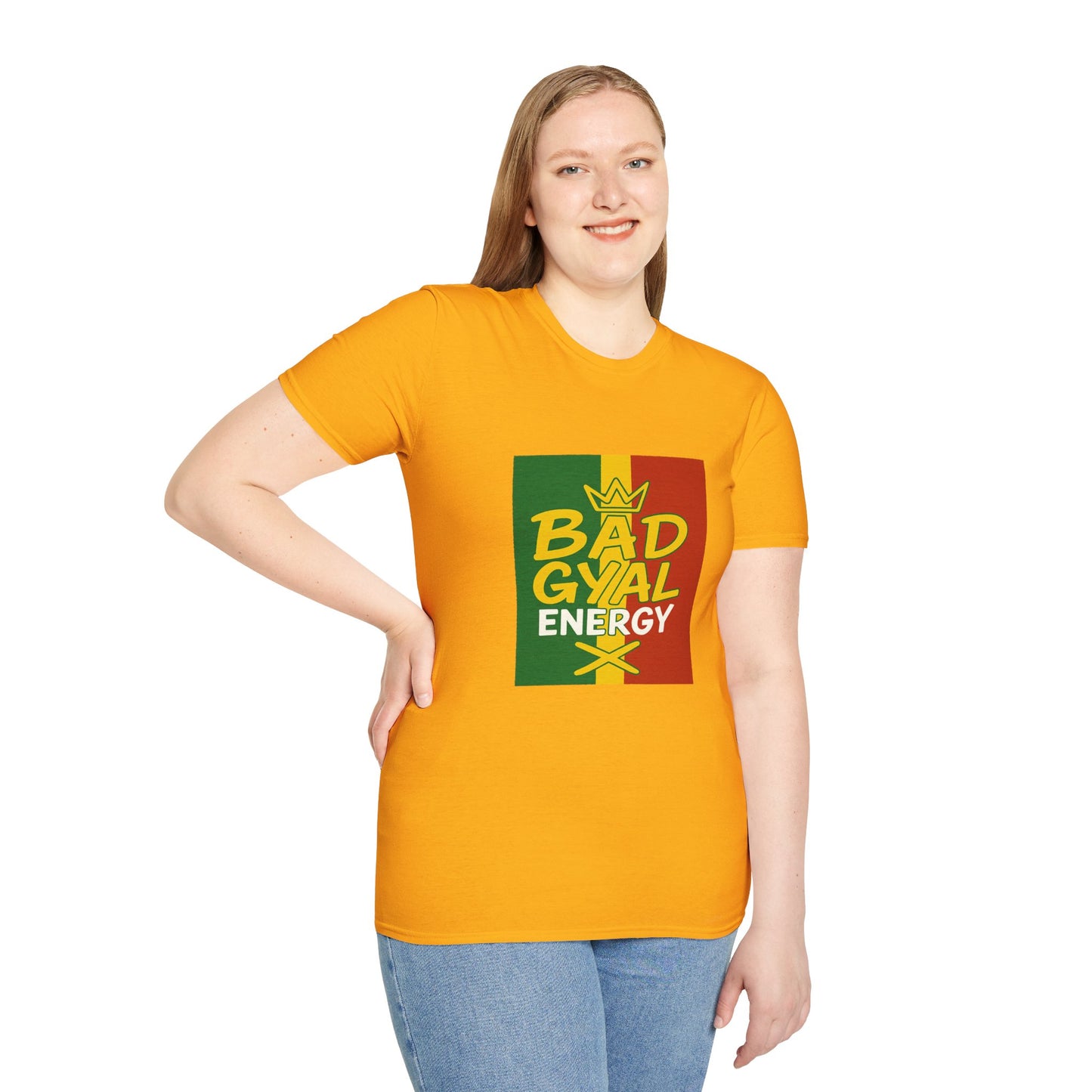 Rasta Vibes T-Shirt | Bad Gyal Energy | Unisex Graphic Tee, Casual Wear, Festival Apparel, Gift for Him/Her, Summer Style