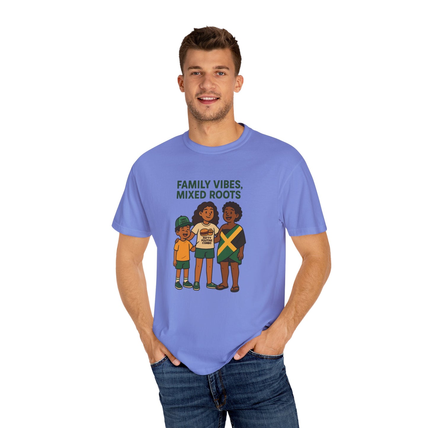 Family Vibes T-Shirt, Unisex Clothing, Mixed Roots Shirt, Family Reunion Outfit, Cultural Celebration Apparel, Summer Casual Wear