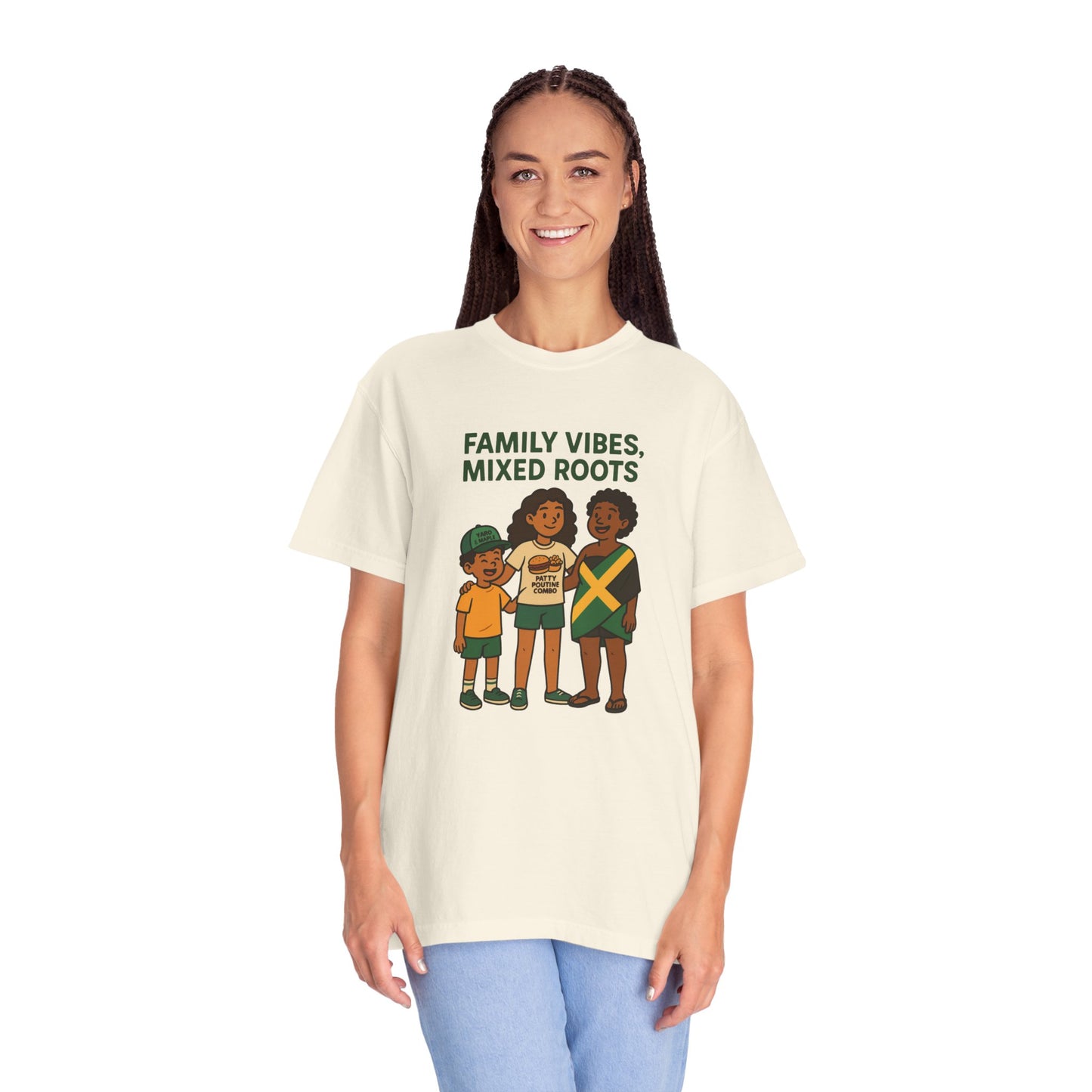 Family Vibes T-Shirt, Unisex Clothing, Mixed Roots Shirt, Family Reunion Outfit, Cultural Celebration Apparel, Summer Casual Wear