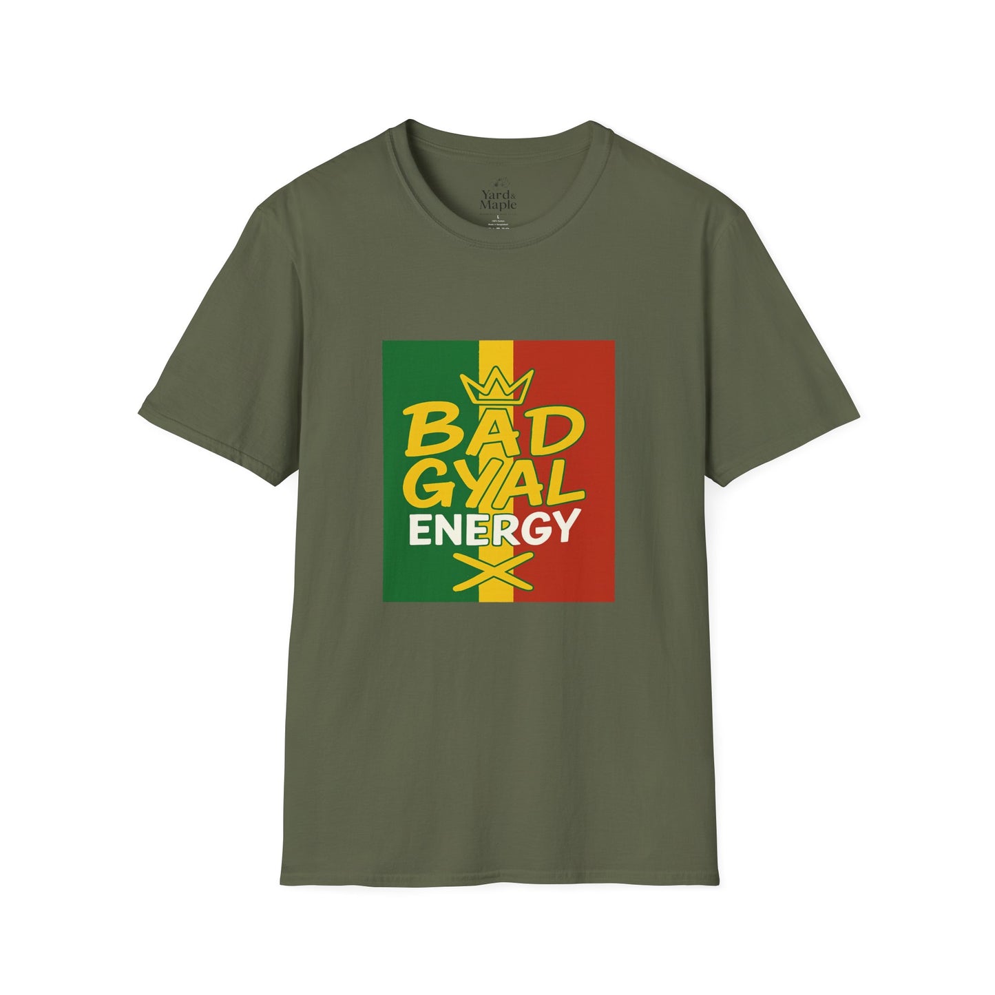Rasta Vibes T-Shirt | Bad Gyal Energy | Unisex Graphic Tee, Casual Wear, Festival Apparel, Gift for Him/Her, Summer Style