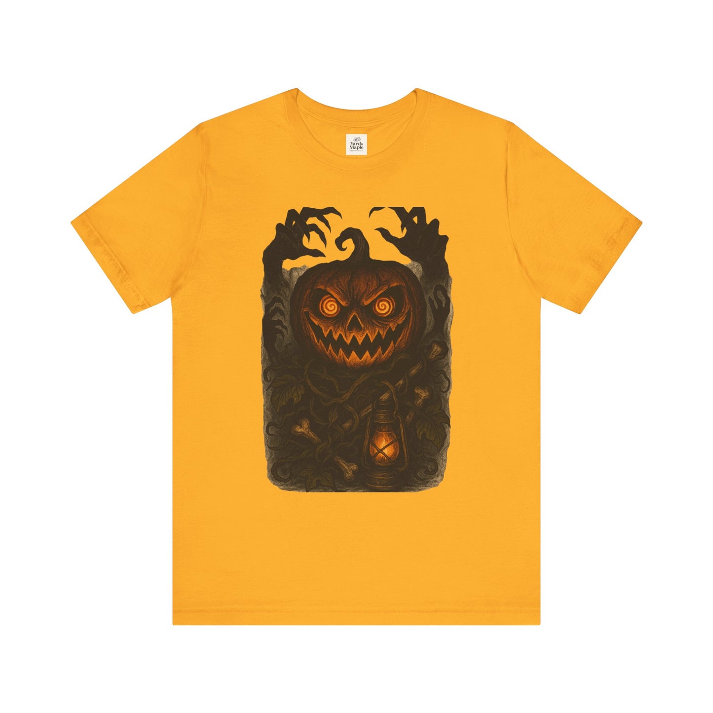Halloween Pumpkin Tee, Unisex Jersey Short Sleeve Shirt, Fall Festival Apparel, Spooky T-Shirt, Trick or Treat Gift, Autumn Vibes