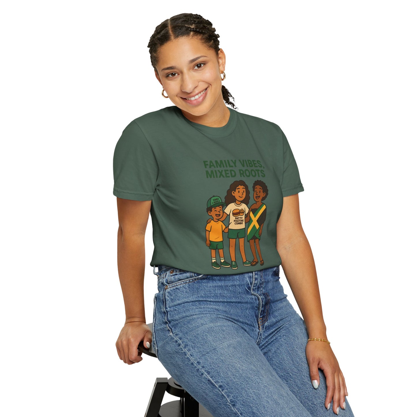 Family Vibes T-Shirt, Unisex Clothing, Mixed Roots Shirt, Family Reunion Outfit, Cultural Celebration Apparel, Summer Casual Wear