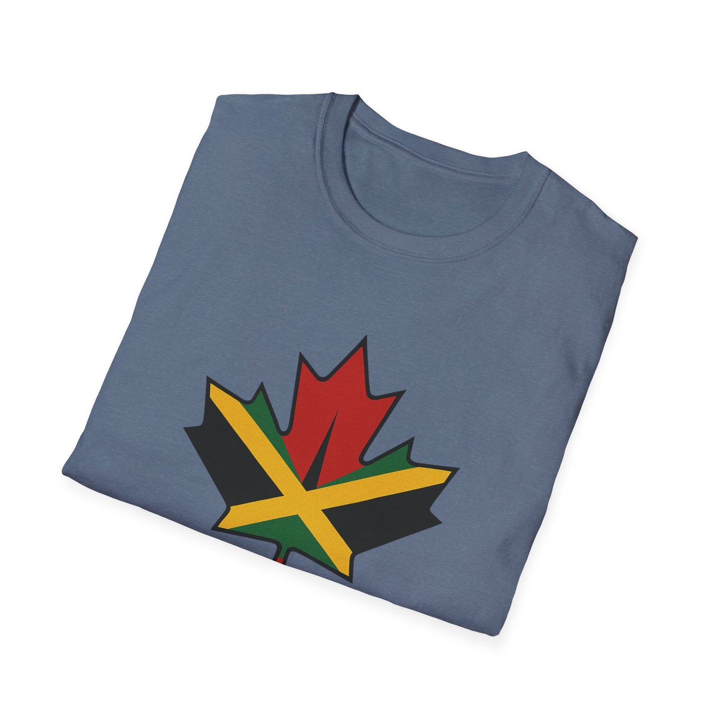 Yard & Maple Unisex Softstyle T-Shirt, Casual Summer Tee, Jamaican Theme Shirt, Cool Graphic Top, Gift for Nature Lovers