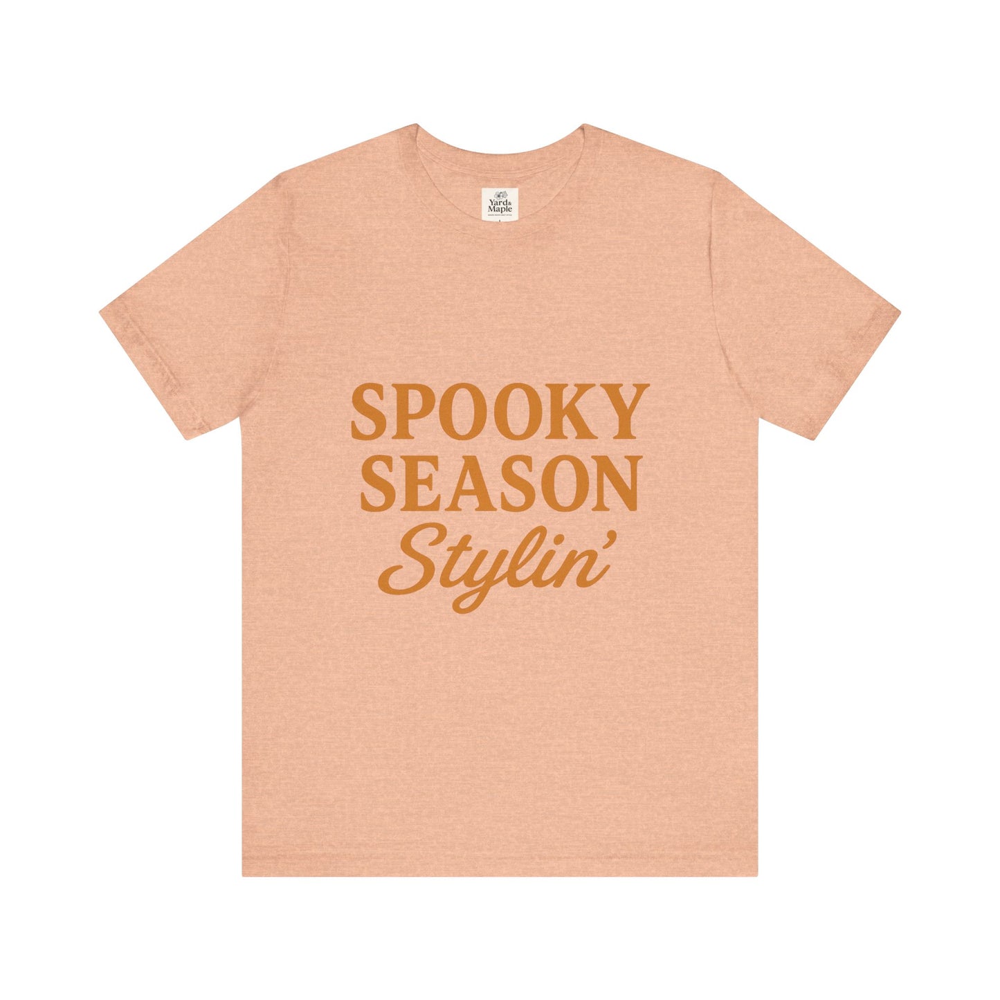 Spooky Season Stylin' Unisex Tee, Halloween Shirt, Autumn Apparel, Fall Outfit, Party Wear, Casual Top