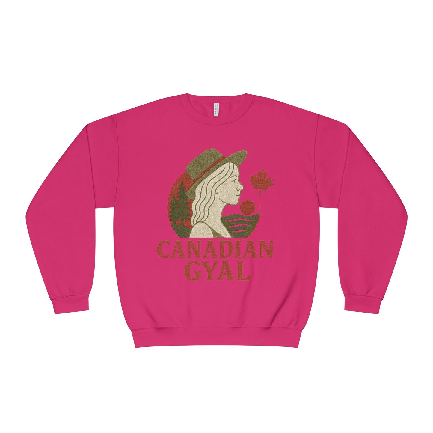 Canadian Gyal Sweatshirt, Cozy Crewneck for Fall, Perfect Gift for Canadians, Great for Thanksgiving, Casual Wear