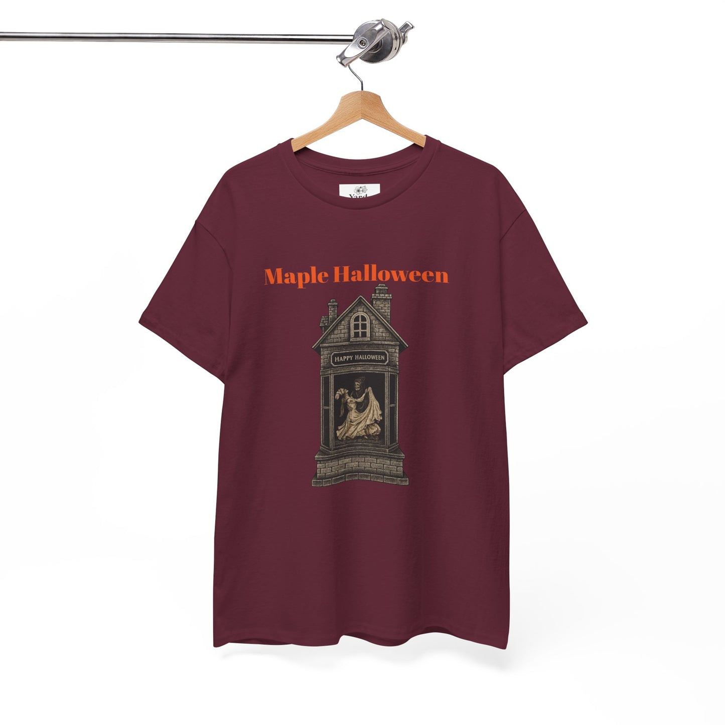 Halloween Graphic Tee, Spooky Season Shirt, Maple Halloween T-Shirt, Unisex Cotton Tee, Fall Fashion Top, Holiday Gift