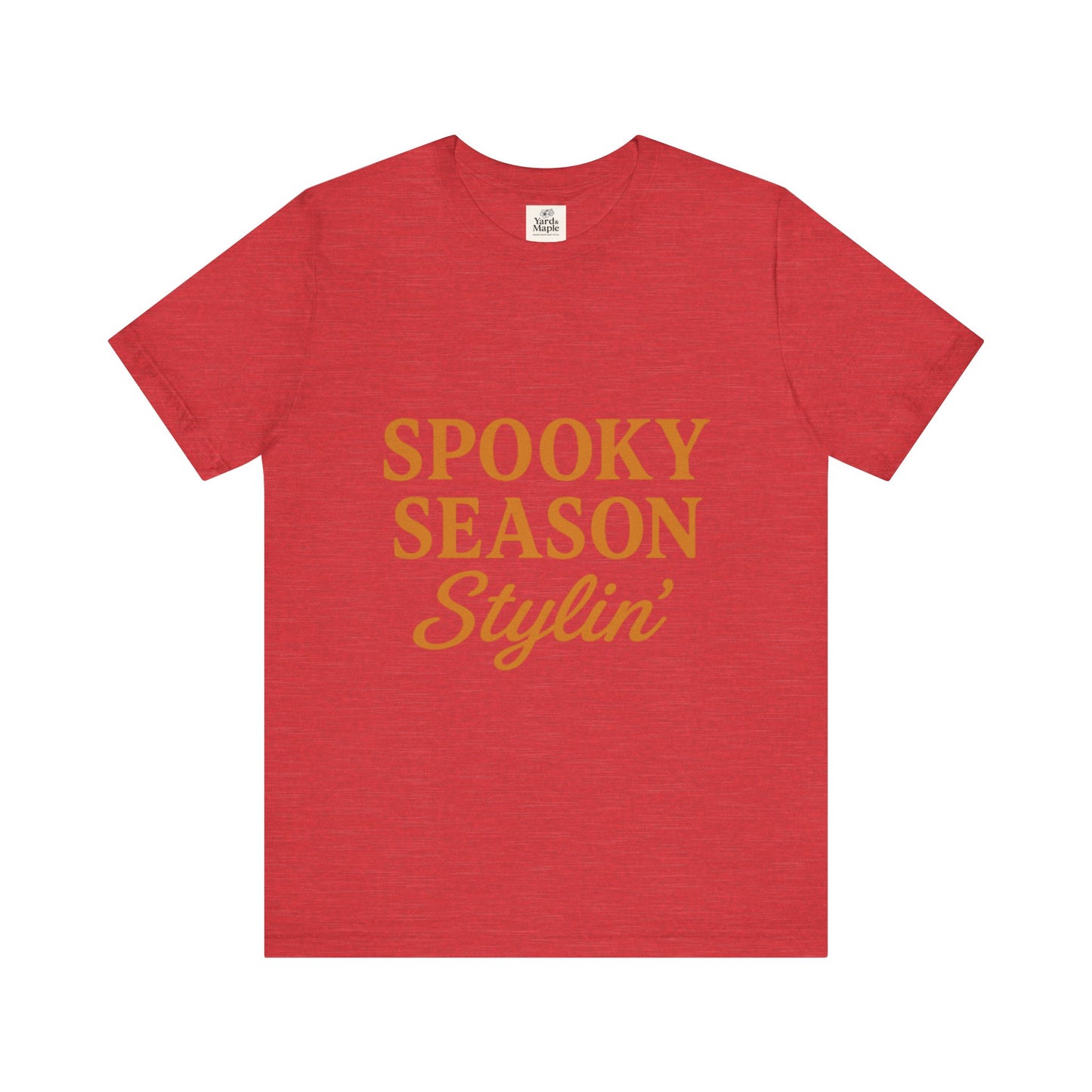 Spooky Season Stylin' Unisex Tee, Halloween Shirt, Autumn Apparel, Fall Outfit, Party Wear, Casual Top