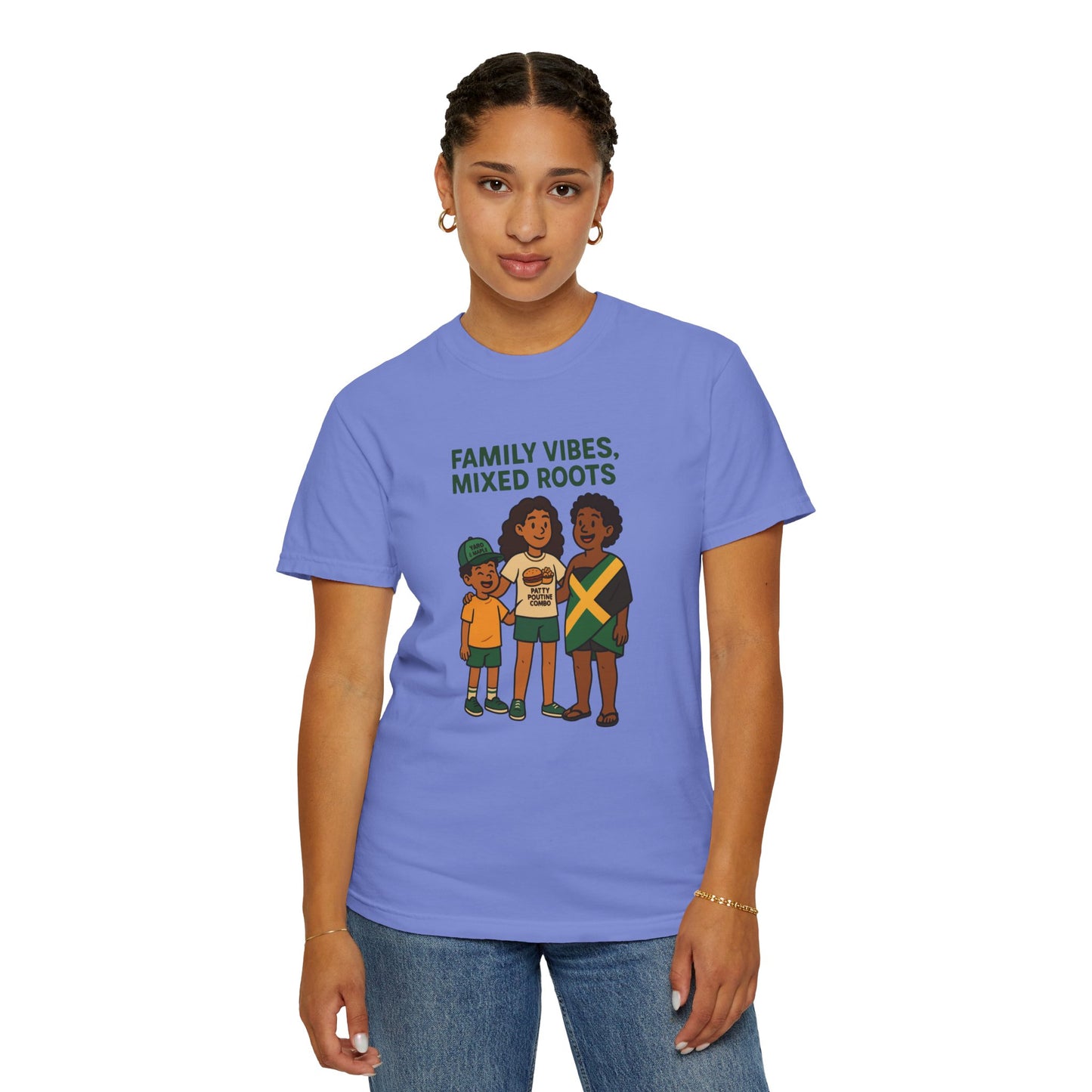 Family Vibes T-Shirt, Unisex Clothing, Mixed Roots Shirt, Family Reunion Outfit, Cultural Celebration Apparel, Summer Casual Wear