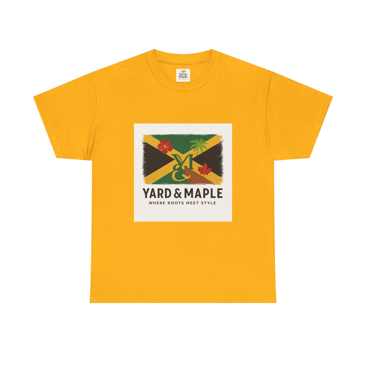 Jamaican Roots Tee, Unisex Heavy Cotton Shirt, Casual Summer Top, Beachwear, Gift for Music Lovers, Vibrant Graphic T-Shirt