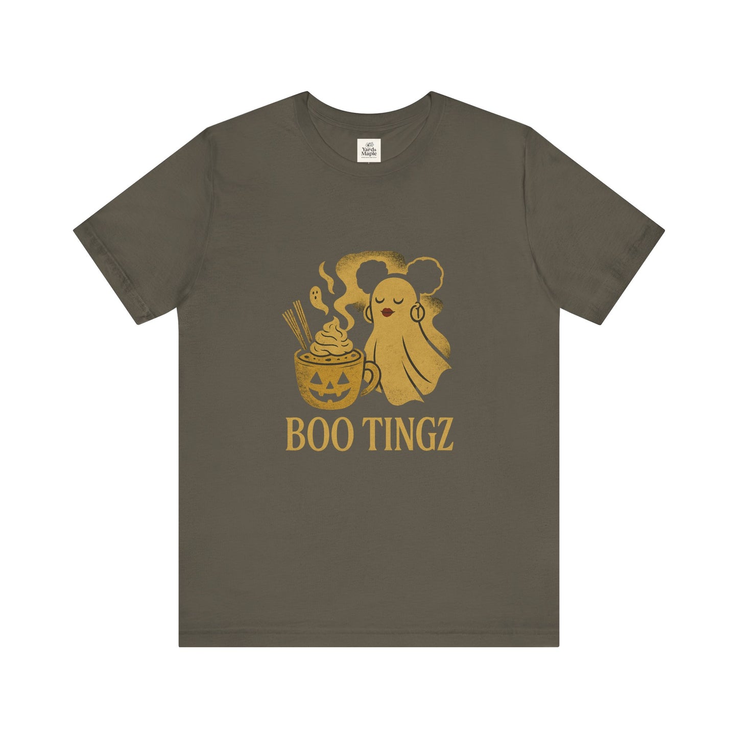 Spooky Ghost 'Boo Tingz' Tee for Halloween Fun