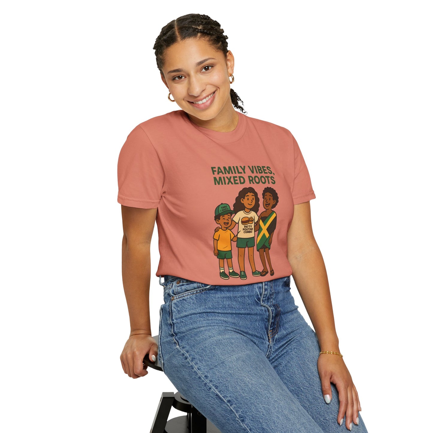 Family Vibes T-Shirt, Unisex Clothing, Mixed Roots Shirt, Family Reunion Outfit, Cultural Celebration Apparel, Summer Casual Wear