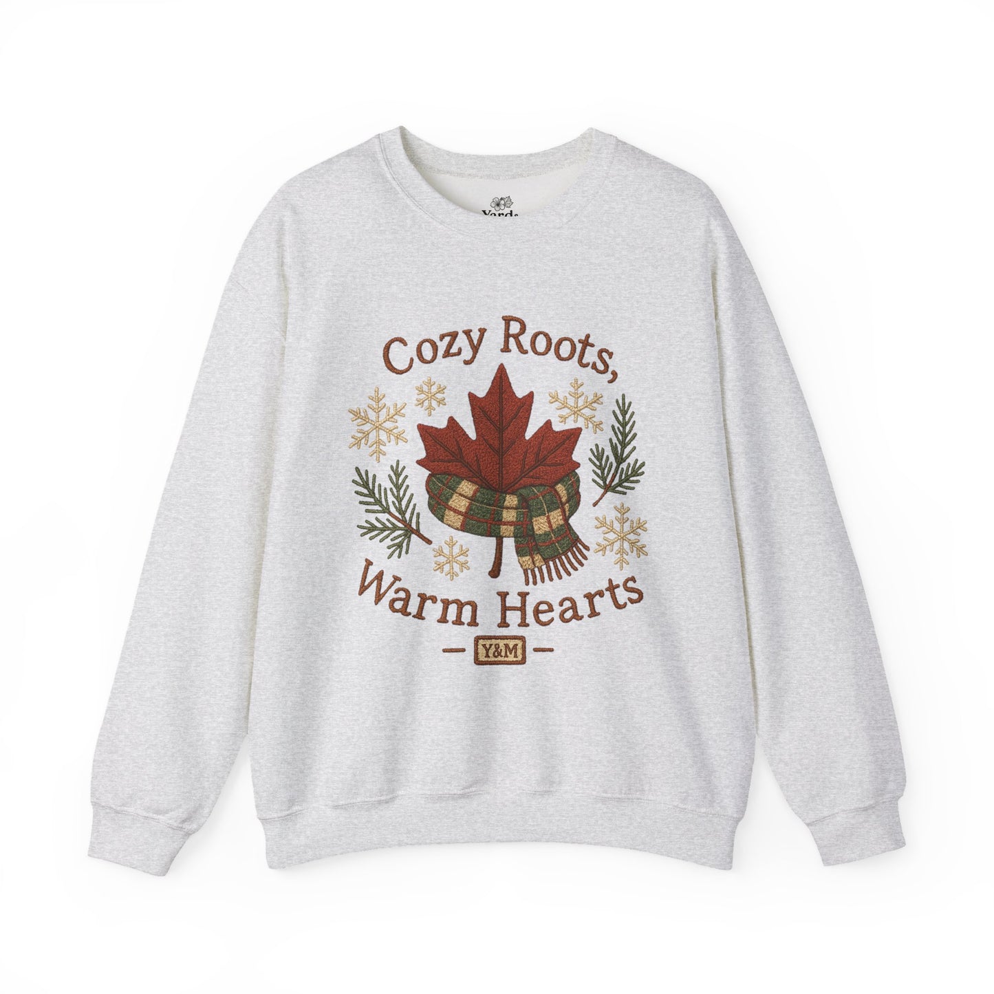 Cozy Roots Crewneck Sweatshirt: Warm Hearts Gift, Fall Fashion, Winter Apparel, Unisex Sweatshirt, Holiday Sweater