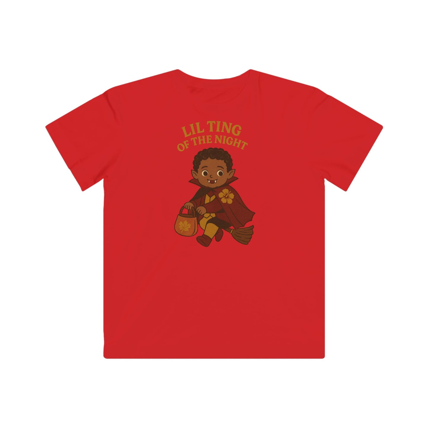 Kids Halloween Tee, Lil Ting of the Night Shirt, Spooky Costume, Autumn Apparel, Trick or Treat Shirt, Fun Kids Clothing