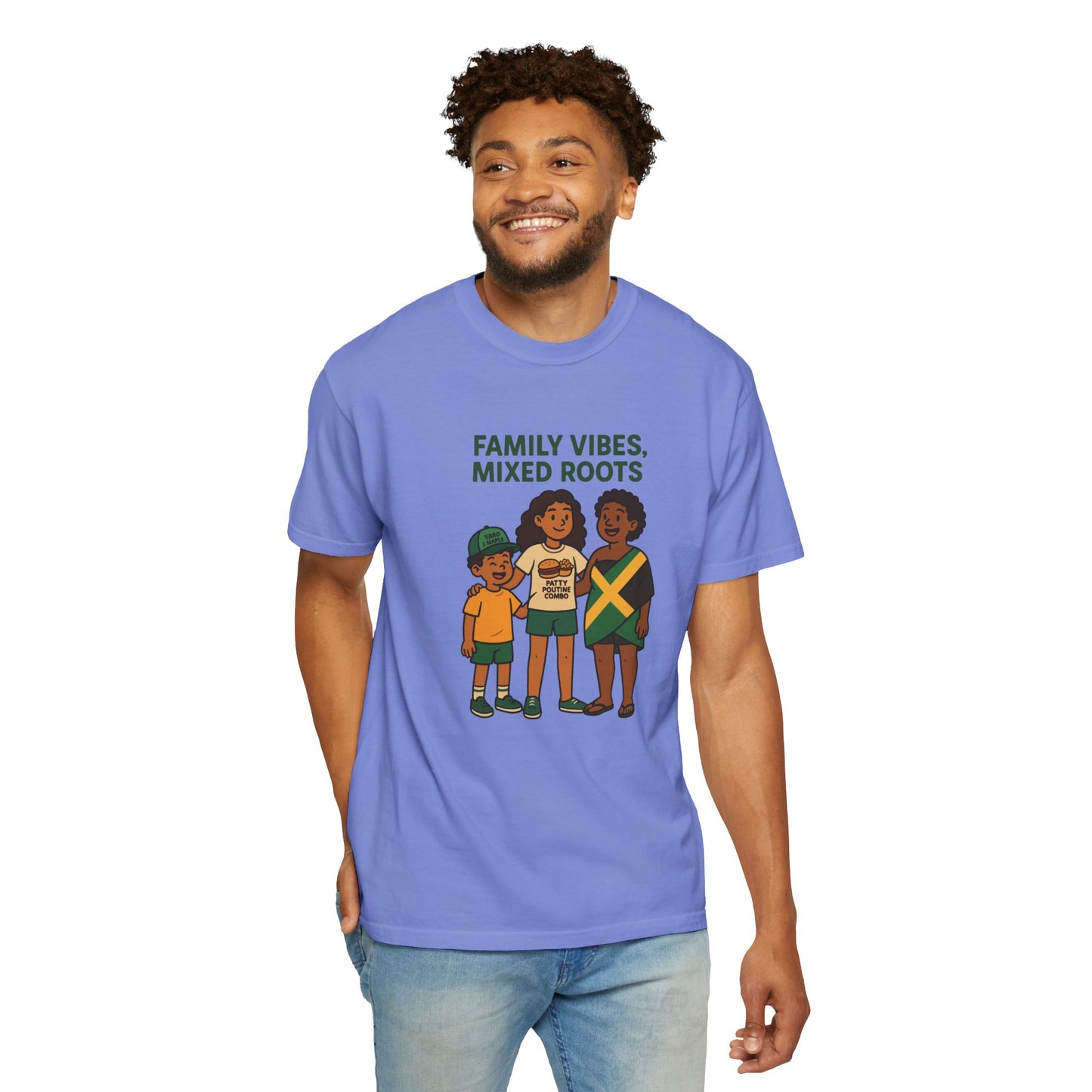 Family Vibes T-Shirt, Unisex Clothing, Mixed Roots Shirt, Family Reunion Outfit, Cultural Celebration Apparel, Summer Casual Wear