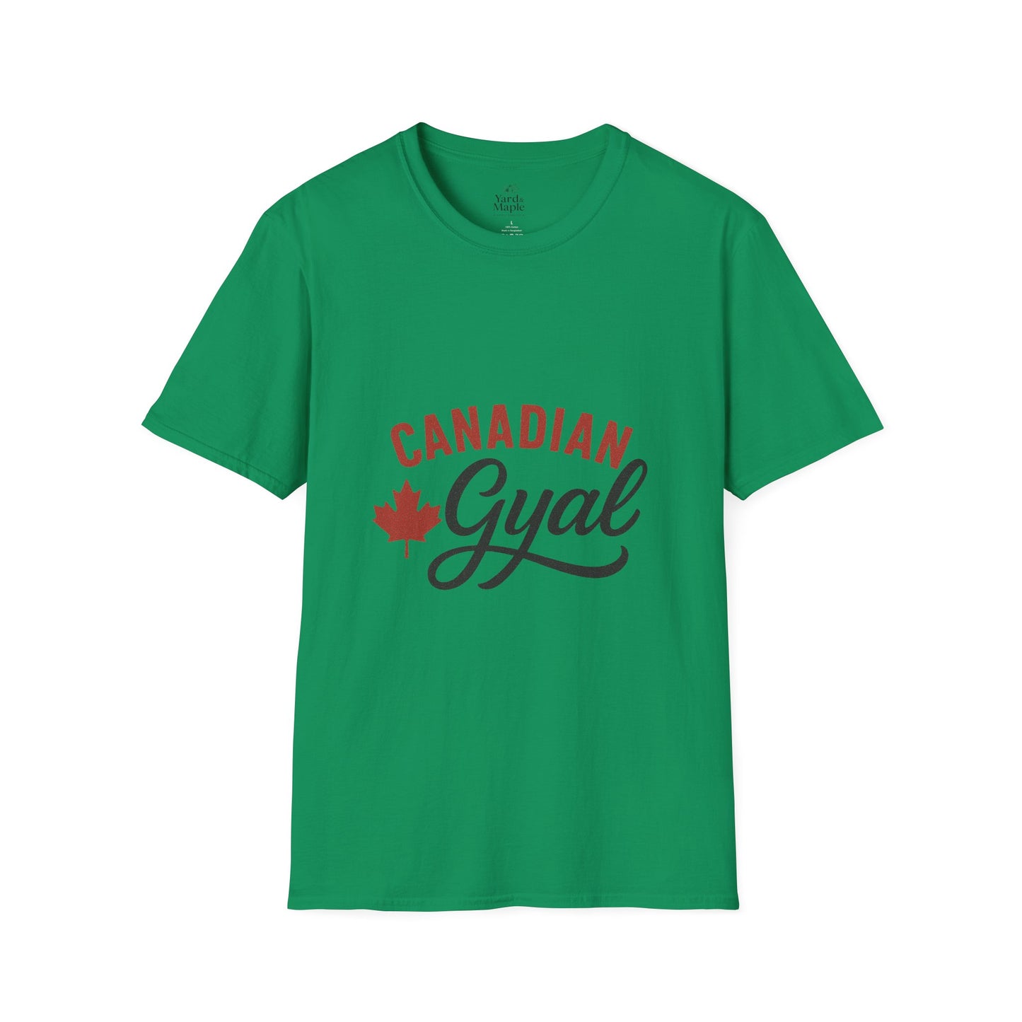 Canada Pride T-Shirt, Canadian Gyal Graphic Tee, Unisex T-Shirt for Her, Canada Day Gift, Maple Leaf Apparel