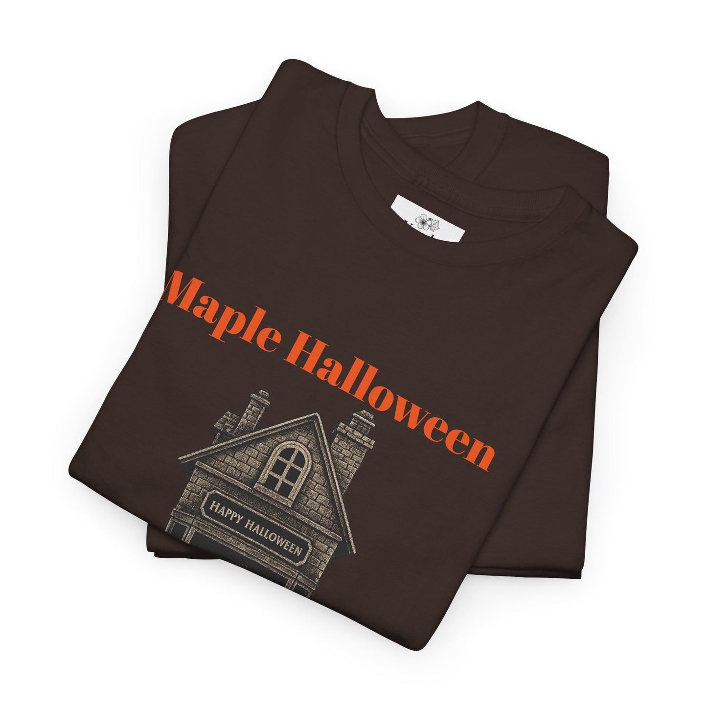 Halloween Graphic Tee, Spooky Season Shirt, Maple Halloween T-Shirt, Unisex Cotton Tee, Fall Fashion Top, Holiday Gift