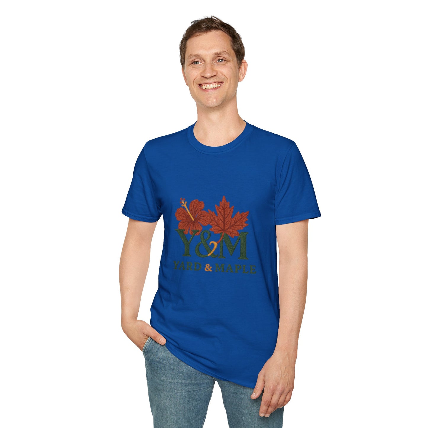 Yard & Maple Floral Unisex T-Shirt, Casual Tee, Nature Lover Gift, Spring Fashion, Graphic Shirt, Eco-Friendly Apparel