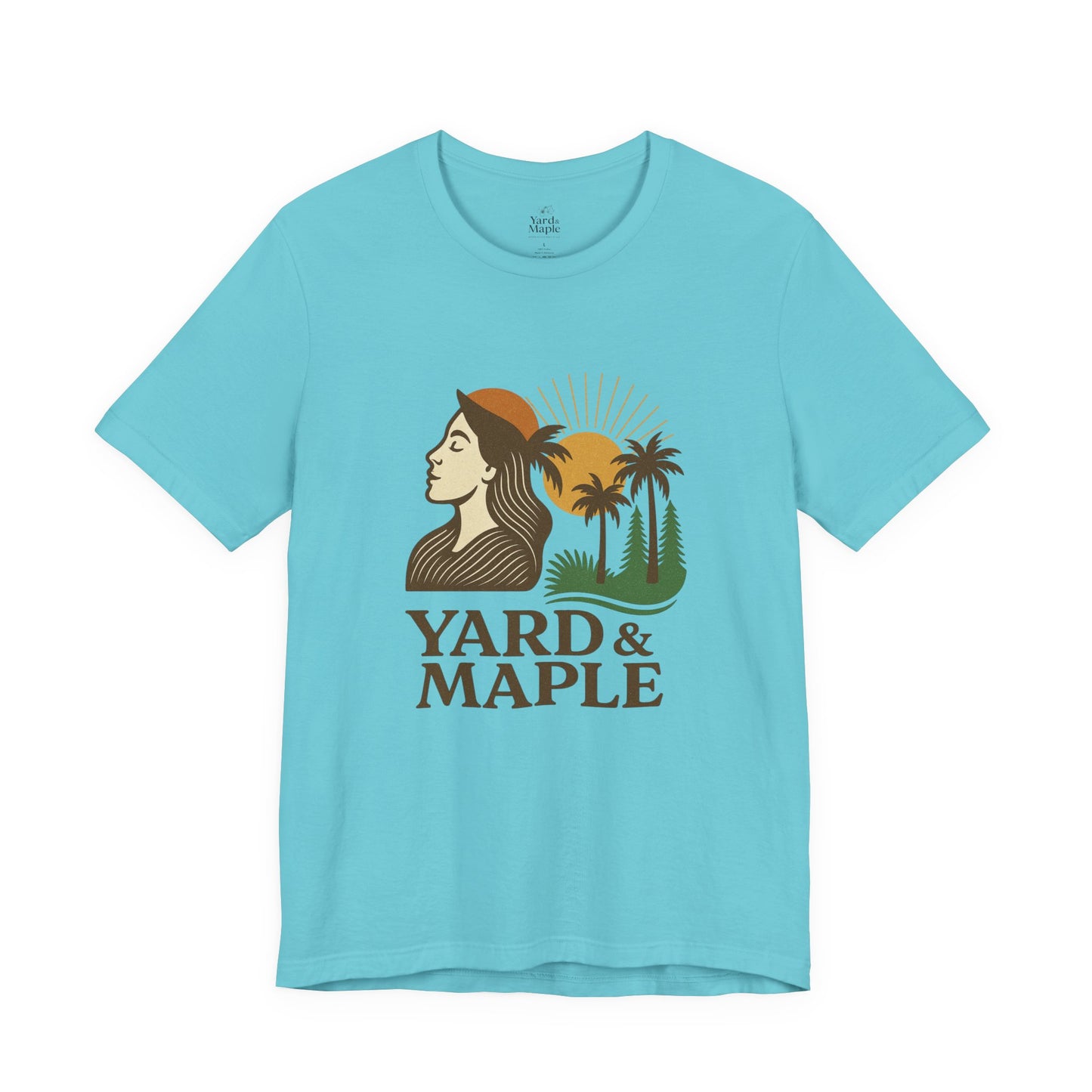 Yard & Maple Graphic Tee, Nature Inspired Unisex Shirt, Outdoor Lover Gift, Summer Vibes, Casual Wear, Vacation Essentials