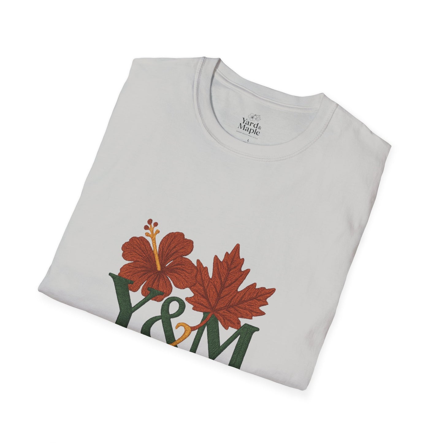 Yard & Maple Floral Unisex T-Shirt, Casual Tee, Nature Lover Gift, Spring Fashion, Graphic Shirt, Eco-Friendly Apparel
