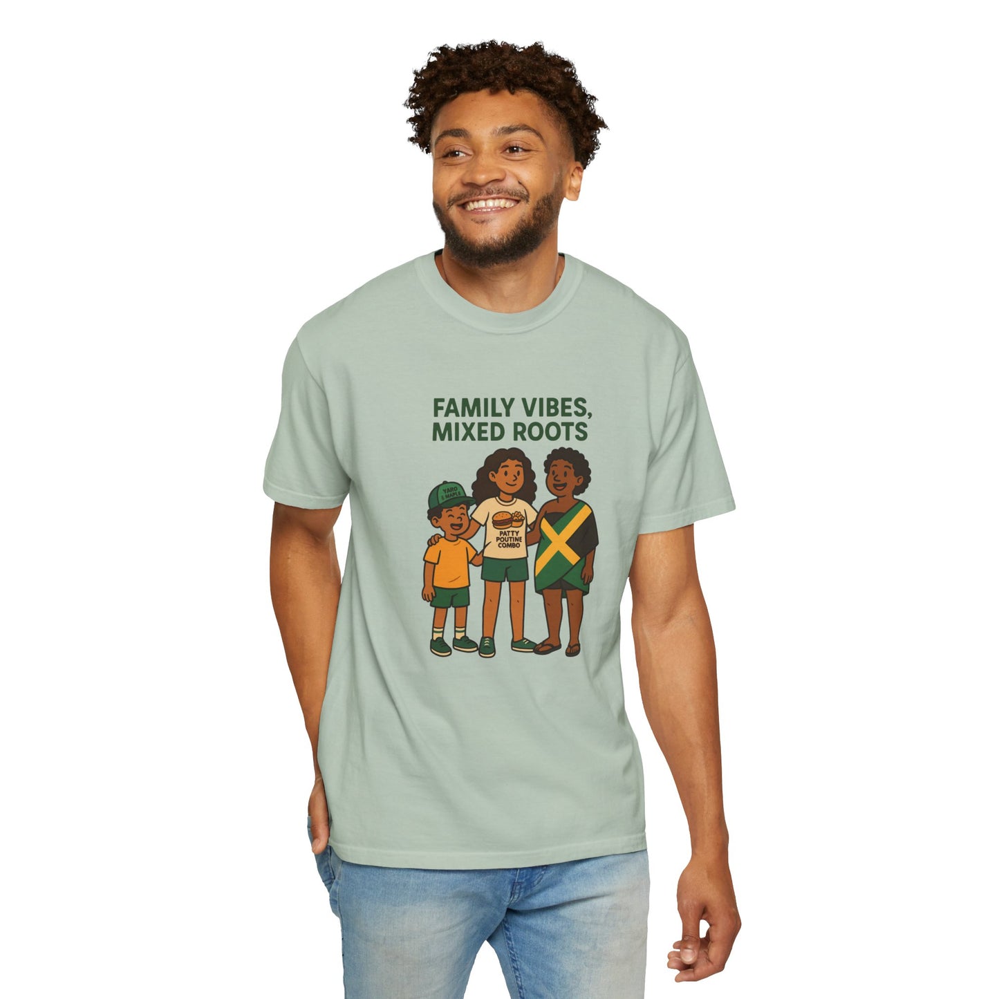 Family Vibes T-Shirt, Unisex Clothing, Mixed Roots Shirt, Family Reunion Outfit, Cultural Celebration Apparel, Summer Casual Wear