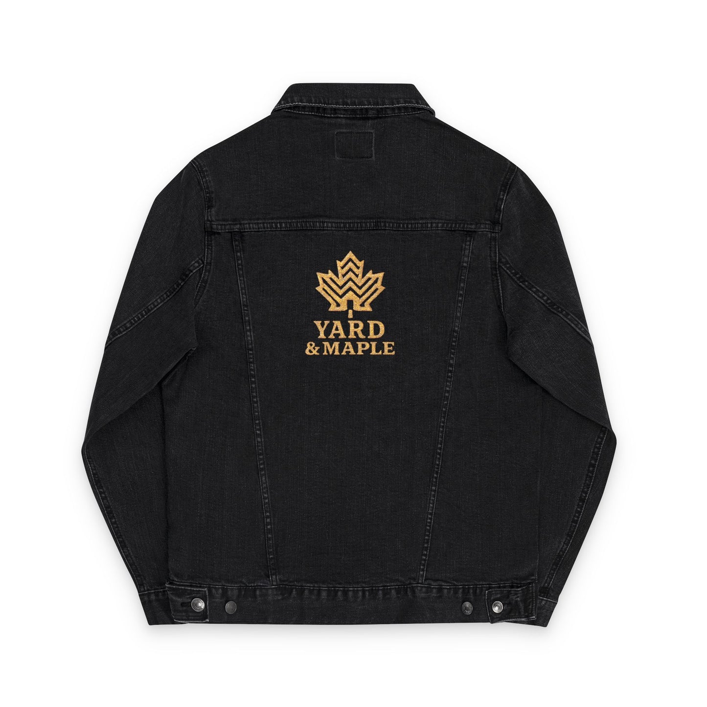 Unisex Embroidered Denim Jacket, Vibrant Jamaican Pride, Trendy Casual Wear, Perfect for Festivals, Summer Celebrations