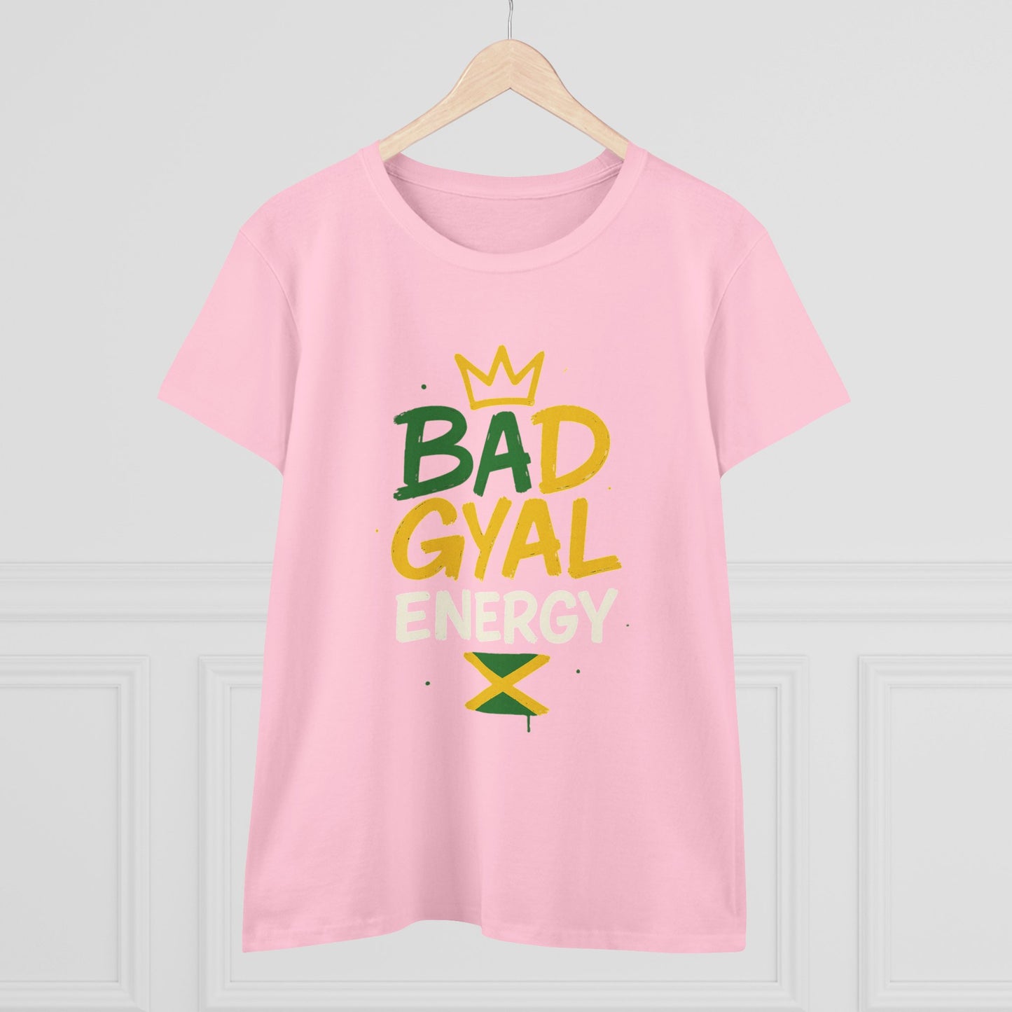 Jamaican Bad Gyal Energy Tee, Women's Graphic T-Shirt, Casual Summer Top, Festival Outfit, Unique Gift for Her