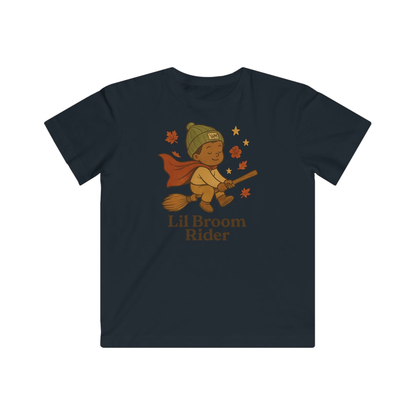 Kids Halloween T-Shirt, Lil Broom Rider Tee, Cute Fall Shirt, Kids Costume Tee, Wizard Outfit, Fun Halloween Apparel